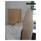 CLOTHES IRON:HAMPER:WALL ART