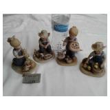 HOMCO DENIM DAYS FIGURINES