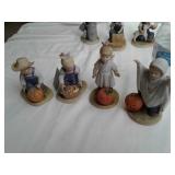 HOMCO DENIM DAYS FIGURINES