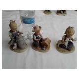 HOMCO DENIM DAYS FIGURINES