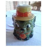 CAT IN A HAT COOKIE JAR 9.5"T