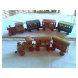 WOODEN TRAIN SET