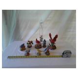 BIRD FIGURINES-homco:THERMOMETER