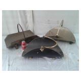 FIREPLACE LOG HOLDERS