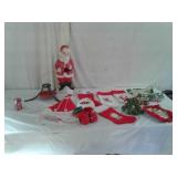 LIGHTED SANTA:CHRISTMAS DECORATIONS