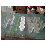 GREEN DEPRESSION:GLASSWARE