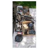 Hardware Springs  pulleys bolts.