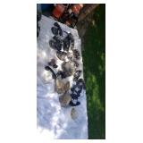 Old telephone solder patches