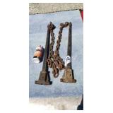 Anti-sway stabilizing bars for trailer hitch