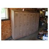 7 SMALL SCHOOL LOCKERS