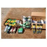 CANS OF DEGREASER, CLEANERS, ETC