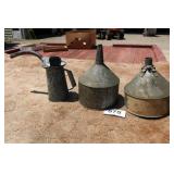 FUNNELS, OIL CAN