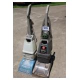 TWO HOOVER CARPET SHAMPOOERS