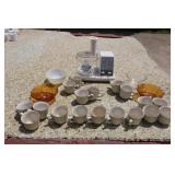FOOD PROCESSOR, CUPS, ETC