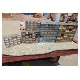 PARTS CABINET FULL OF HARDWARE