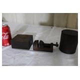 DRILL PRESS VICE & STEEL BLOCKS