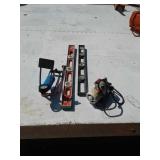 ELEC. PONY PUMP:RIDGID LEVEL:FOOT AIR PUMP