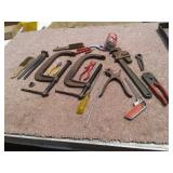 C-CLAMPS:PIPE WRENCH:TOOLS