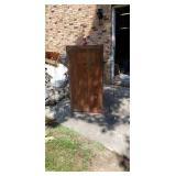 Wood one door cabinet garden trellis
