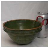 Antique Nelson McCoy green glazed stoneware