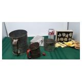 Flower sifters, cookie cutters, and more