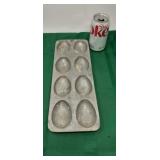 Cast aluminum egg mold