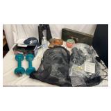 Knee Braces, binoculars , ankle weights and more