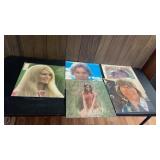 Records including John Denver, Olivia Newton John