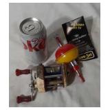 Fishing reel, as seen on TV sure-set fish bobber