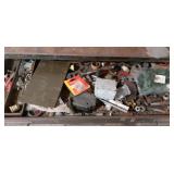 38.5 x 26 x 36 heavy metal work bench/ cabinet,