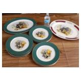 Set of 12 plus a platter of Governor