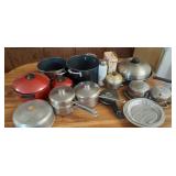 Stock pots, pants, Skillet steamer and kitchen