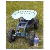 Garden Cart Rolling Scooter Kinbor