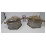 Set of 2 heart-shaped Guardian pans