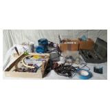 1/10 H.P. air compressor,  wood burning tools,