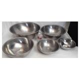 Stainless steel mixing bowls