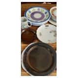 Table full of plates and bowls