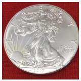 2017 Silver Eagle 1 Troy Oz. Bullion