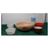 Vintage bowls including Fire King and more