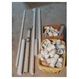 Pvc pipe and elbows
