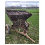 Wikomi Twin Flow pto driven seeder.