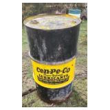 Cen-Pe-Co old advertising oil drum 30 gal.