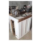 Bench grinder& sander  with stand works.
