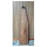 Vintage wooden ironing board