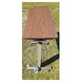 33.5 x 13.5 x 29 with adjustable height to 45,