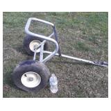 Lawn and garden pull behind cart