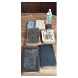 Vintage Bibles including one in German
