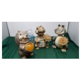 Outdoor lighting solar light squirrel, battery