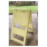 A frame new folding sign stand..