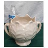 Cabbage leaf stone pottery bowl